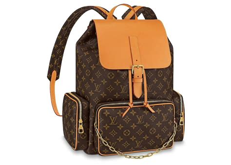 brown louis vuitton backpack mens|Louis Vuitton trio backpack.